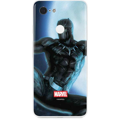 Marvel Black Panther Jumping Through Air Google Pixel 3 Skin